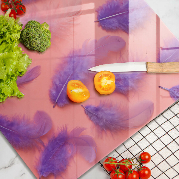 Kitchen worktop protector Fluffy feathers