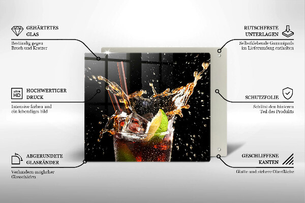 Kitchen worktop protector Ice drink