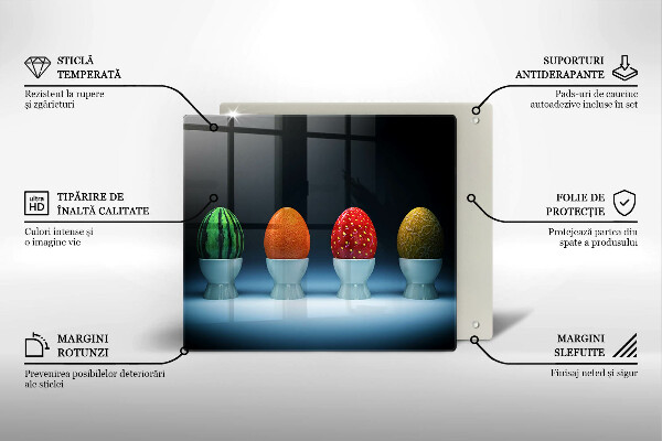 Kitchen worktop protector Abstraction egg fruits