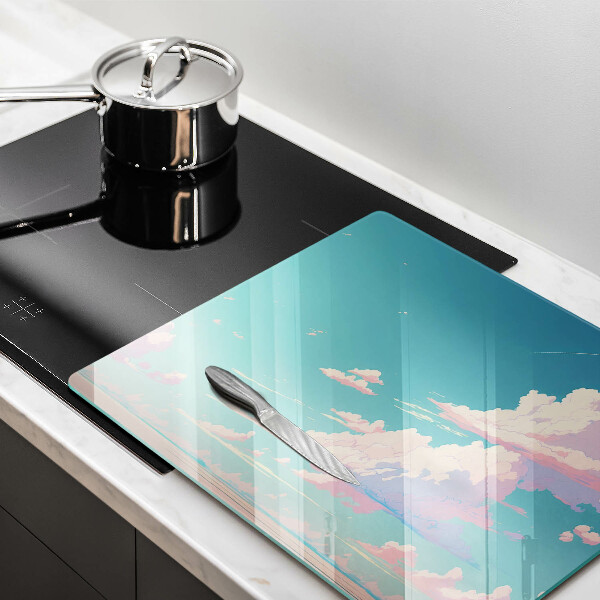 Kitchen worktop protector Illustration sky