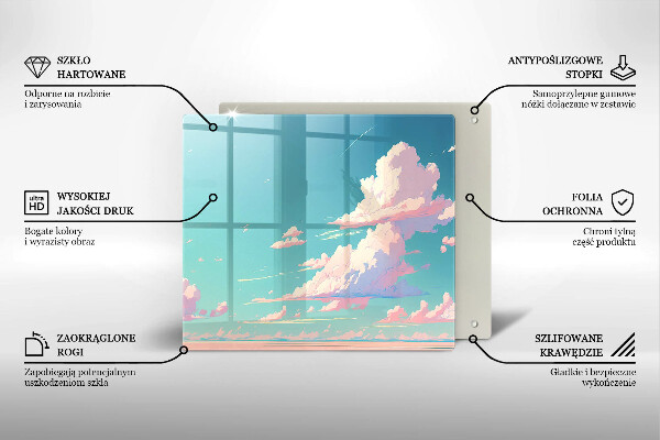 Kitchen worktop protector Illustration sky