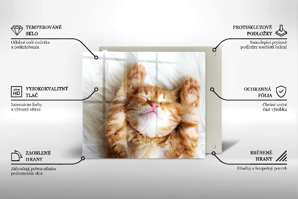 Kitchen worktop protector Little sweet kitty