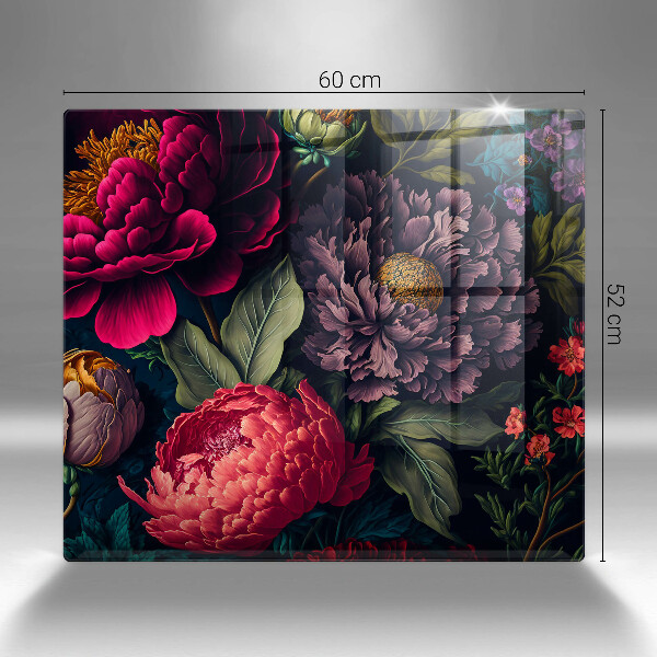 Kitchen worktop protector Beautiful flowers