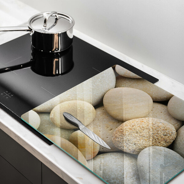 Kitchen worktop protector Oval stone pattern