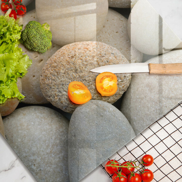 Kitchen worktop protector Oval stone pattern