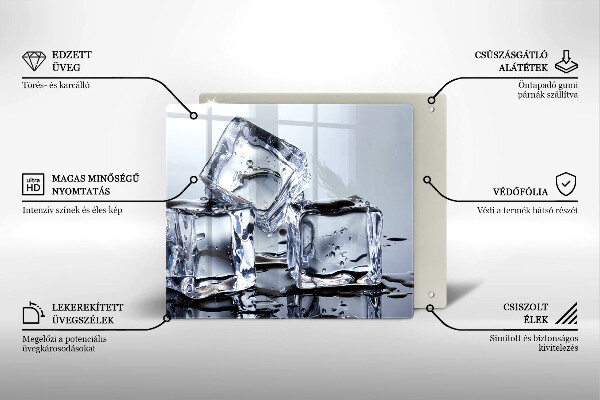 Kitchen worktop protector Ice cubes