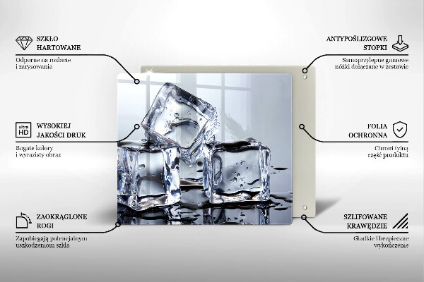 Kitchen worktop protector Ice cubes