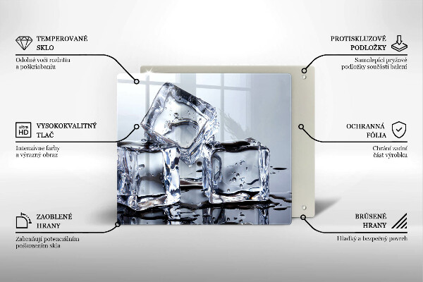 Kitchen worktop protector Ice cubes