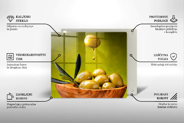 Kitchen worktop protector Tasty olives