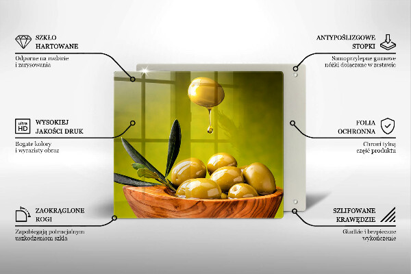 Kitchen worktop protector Tasty olives