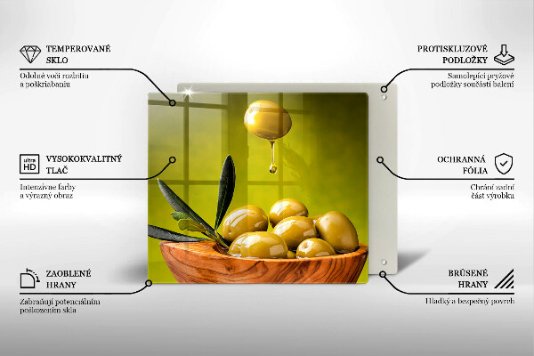 Kitchen worktop protector Tasty olives