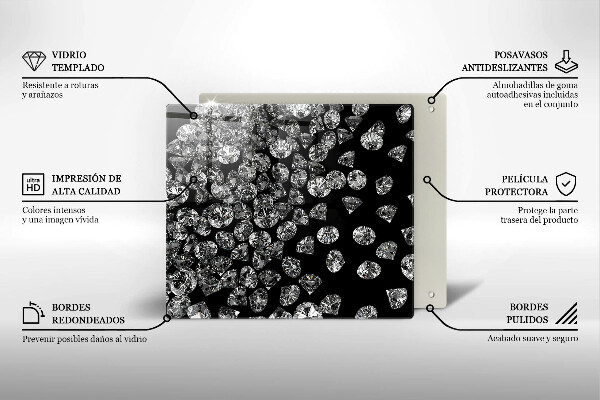 Kitchen worktop protector Diamonds