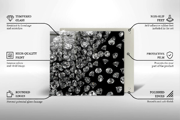 Kitchen worktop protector Diamonds