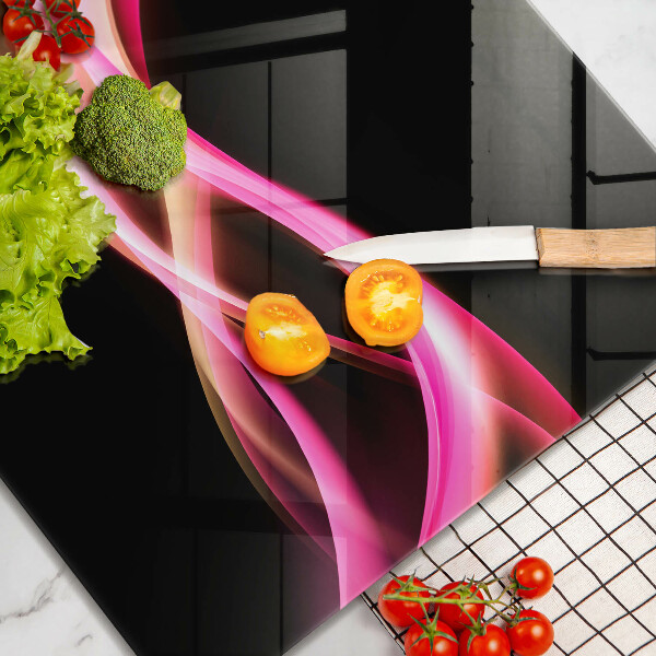 Kitchen worktop protector Neon Smoke abstraction