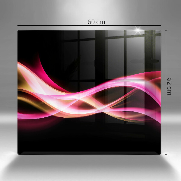 Kitchen worktop protector Neon Smoke abstraction