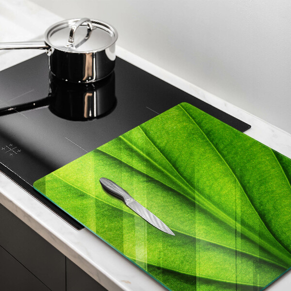 Chopping board glass Nature leaf veins