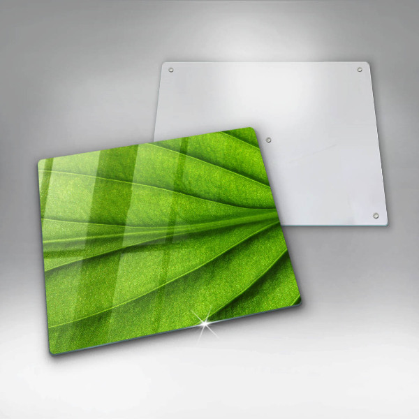 Chopping board glass Nature leaf veins