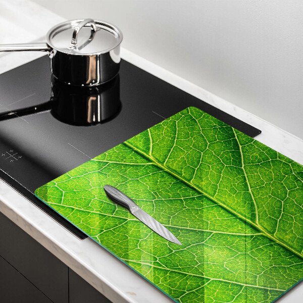 Chopping board glass Leaf lines nature