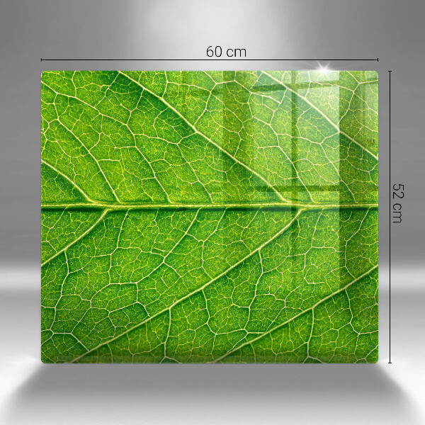 Chopping board glass Leaf lines nature