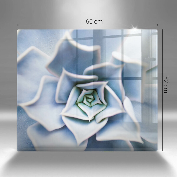 Chopping board glass Flower plant