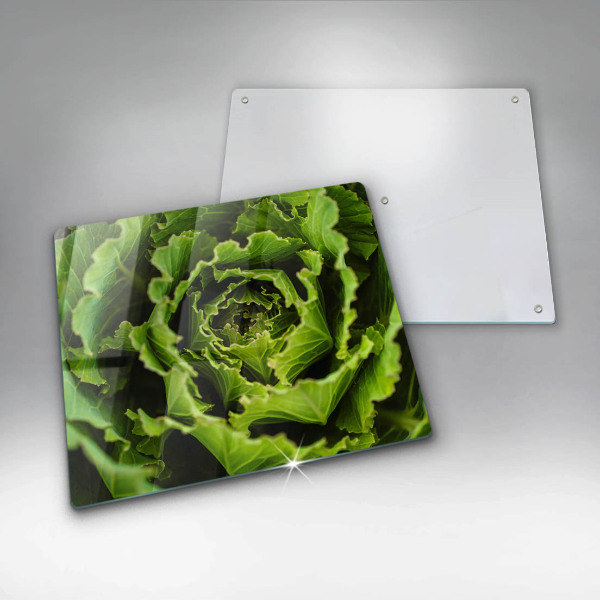 Chopping board glass Food - lettuce