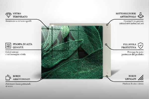 Kitchen worktop protector Plant leaves