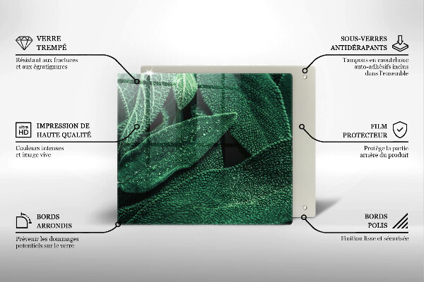 Kitchen worktop protector Plant leaves