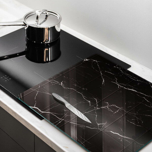 Glass worktop saver Marble tiles