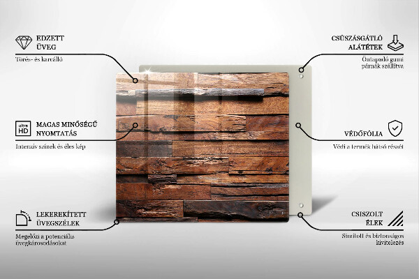 Kitchen worktop protector Decorative wood boards