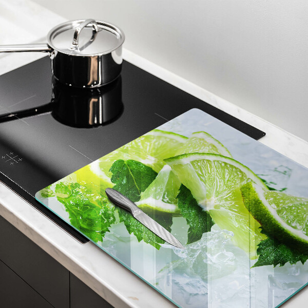 Kitchen worktop protector Lime mint and ice