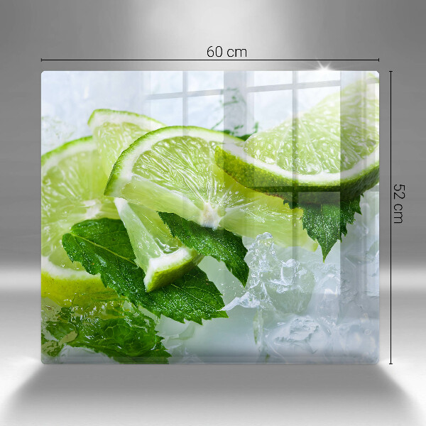 Kitchen worktop protector Lime mint and ice
