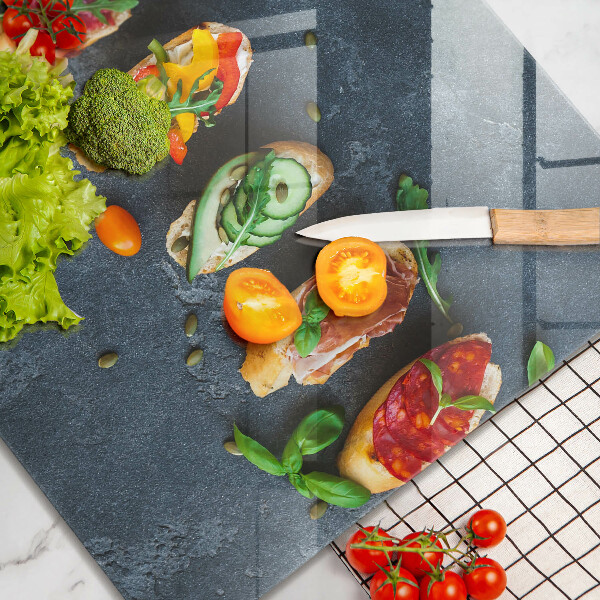 Chopping board Colorful Sandwiches