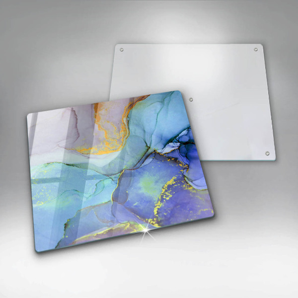 Chopping board Cracked stone gold