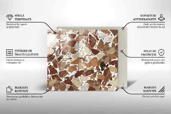 Chopping board Decorative stone stains