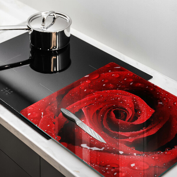 Kitchen worktop protector Rose flower petals