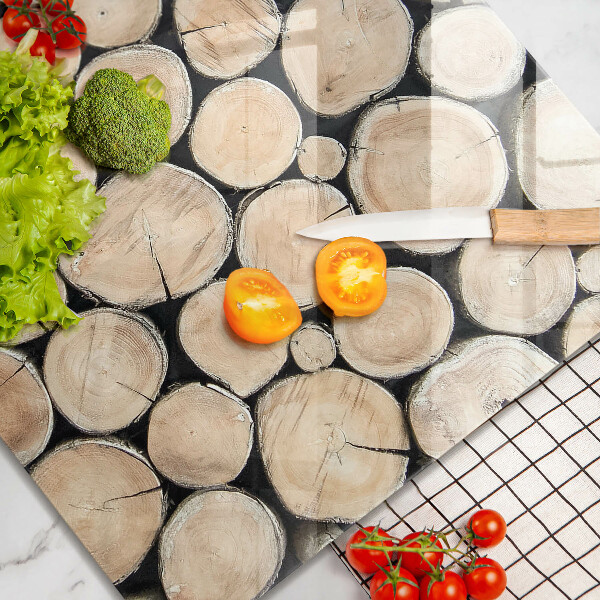 Kitchen worktop protector Wood trunks of the tree