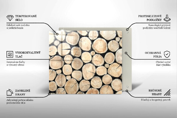 Kitchen worktop protector Wood trunks of the tree