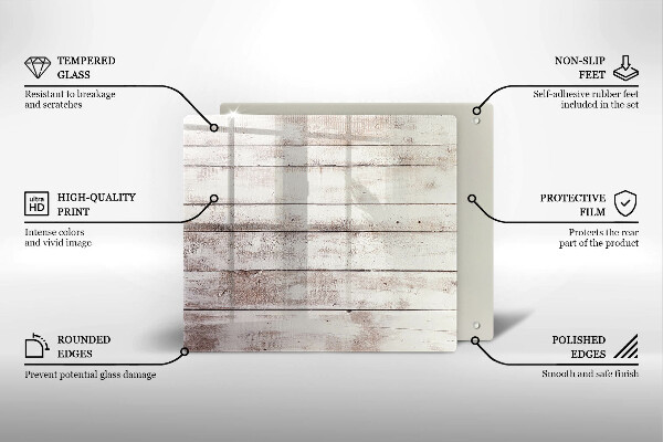 Kitchen worktop protector Old wood boards