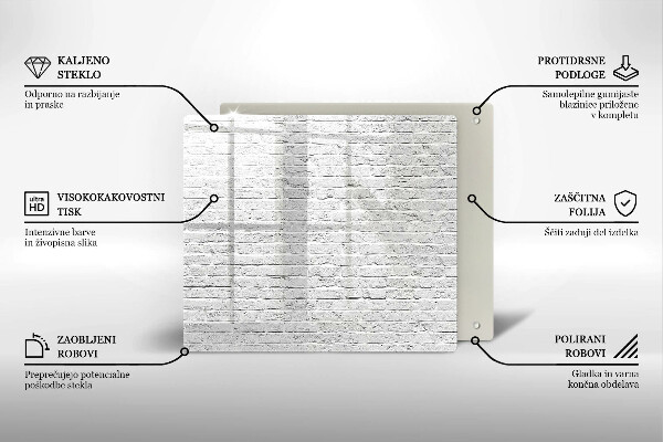 Kitchen worktop protector Brick wall