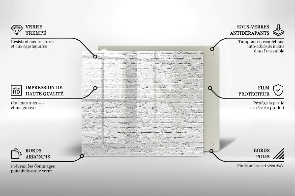 Kitchen worktop protector Brick wall