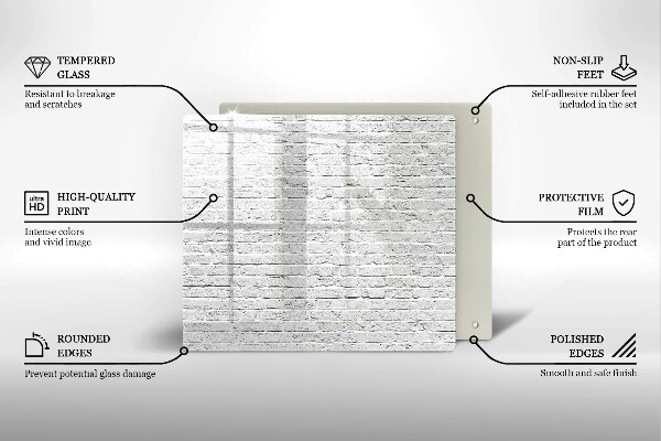 Kitchen worktop protector Brick wall