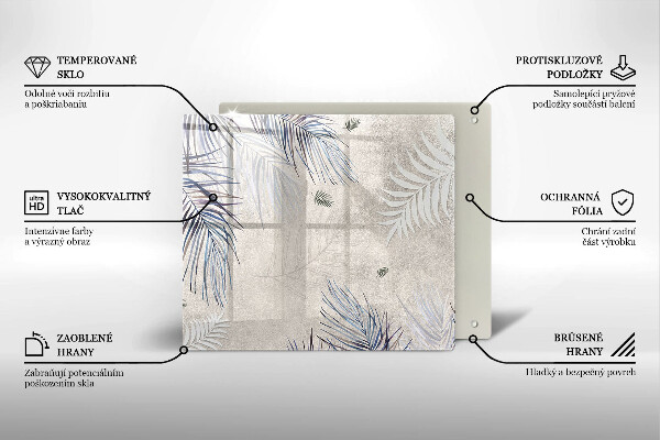 Chopping board Subtle leaves