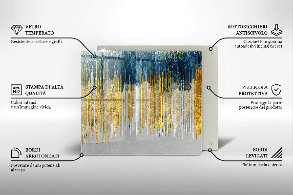 Kitchen worktop protector Designer abstraction