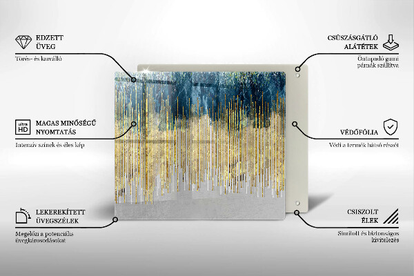 Kitchen worktop protector Designer abstraction