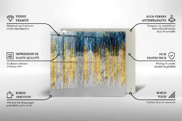 Kitchen worktop protector Designer abstraction