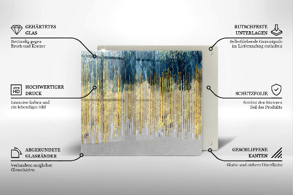 Kitchen worktop protector Designer abstraction