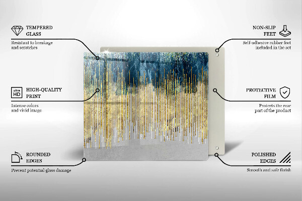 Kitchen worktop protector Designer abstraction