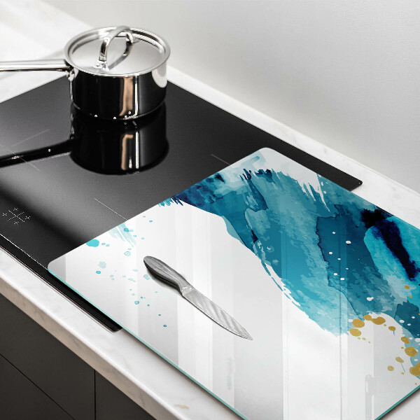 Glass worktop saver Blue spots