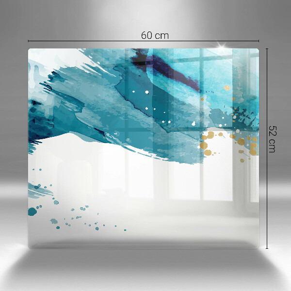 Glass worktop saver Blue spots