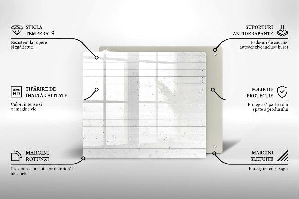 Glass worktop saver Modern bright boards